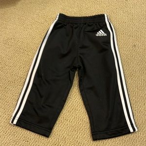Black Adidas Track Pants Size 9 months
